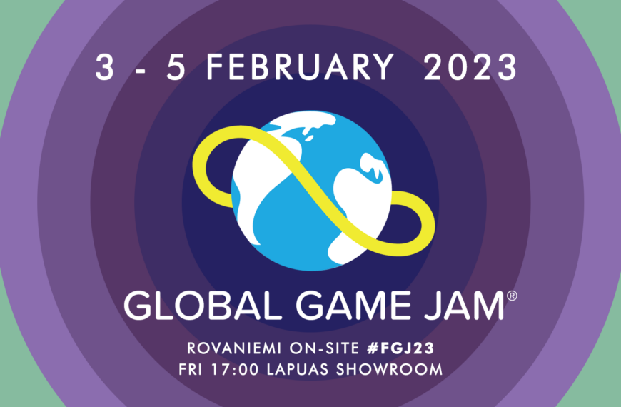Global Game Jam 2023 FGJ-site löytyy Lapin AMKilta!