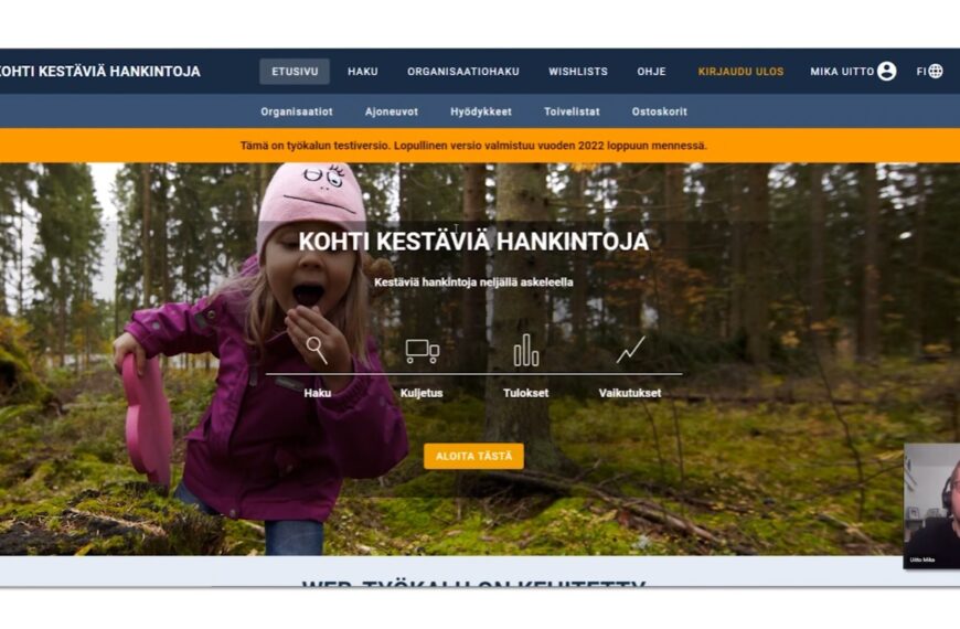 Kohti Kestäviä Hankintoja -työkalun esittely